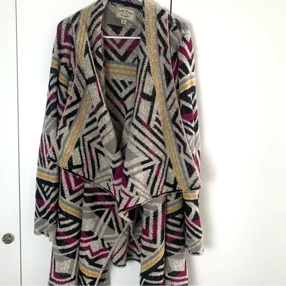 Lucky Brand Aztec Sweater - Picture 3 of 8